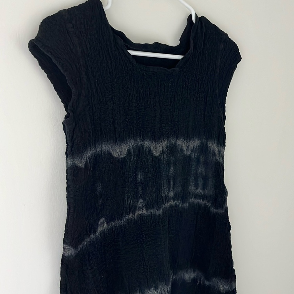 Issey Miyake Me crinkle top blouse